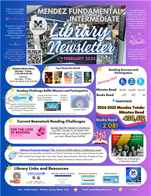 February 2025 Mendez Library
